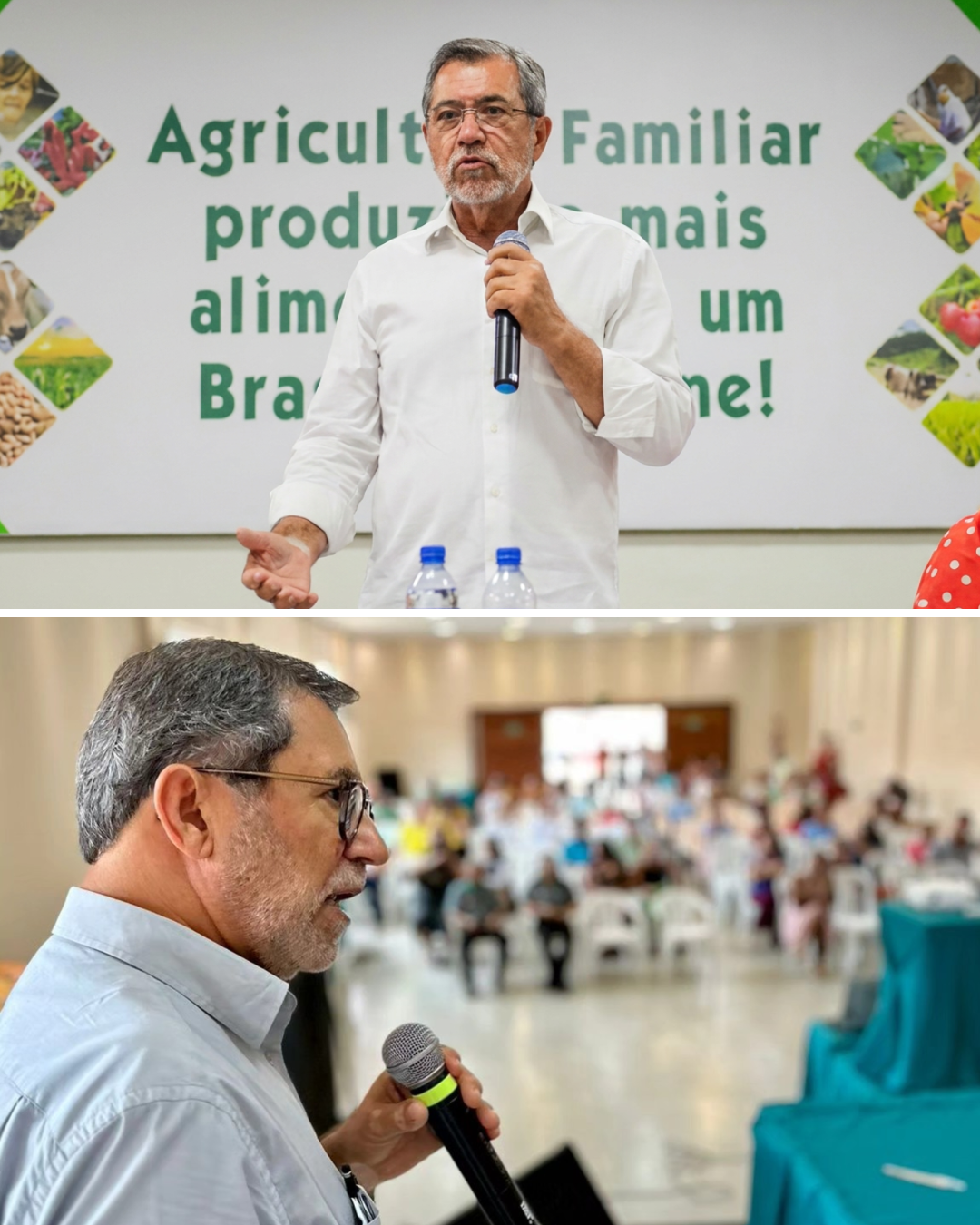 Vilson falando em evento